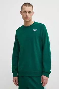 Толстовка с фирменным стилем Reebok, зеленый
