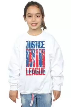 Толстовка с флагом команды «Лига справедливости» DC Comics, белый