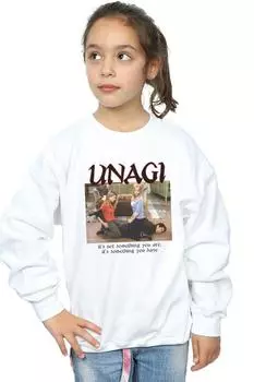 Толстовка с фото Унаги Friends, белый