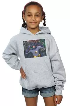 Толстовка с фотографией Batdance из сериала «Бэтмен» DC Comics, серый