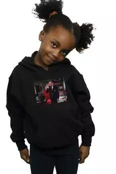 Толстовка с фотографией Брюса и Дика из сериала Бэтмен DC Comics, черный