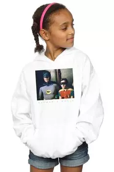 Толстовка с фотографией Dynamic Duo из сериала «Бэтмен» DC Comics, белый