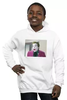 Толстовка с фотографией Джокера из сериала Бэтмен DC Comics, белый