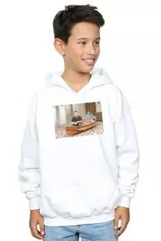 Толстовка с фотографией лодки Friends, белый