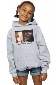 Толстовка с фотографией We We We We We Were On A Break Friends, серый