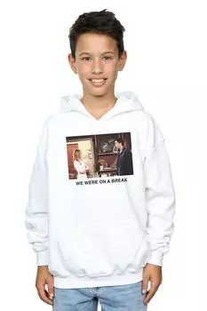 Толстовка с фотографией We We We We We Were On A Break Friends, белый