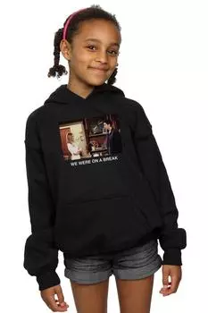 Толстовка с фотографией We We We We We Were On A Break Friends, черный