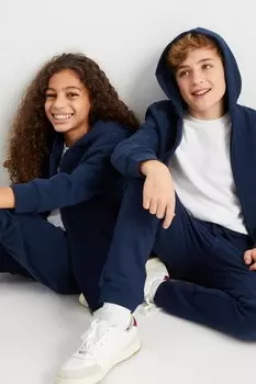 Толстовка с гендерно-нейтральным капюшоном C&A, синий