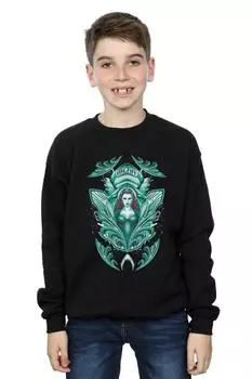 Толстовка с гербом Aquaman Mera DC Comics, черный