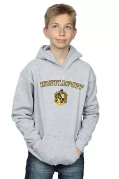 Толстовка с гербом Хаффлпаффа Harry Potter, серый
