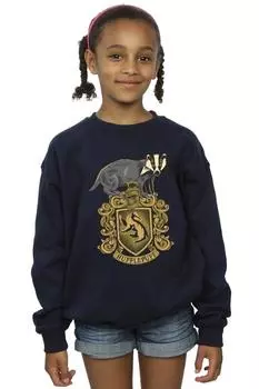 Толстовка с гербом Хаффлпаффа Harry Potter, темно-синий