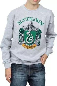 Толстовка с гербом Слизерина Harry Potter, серый