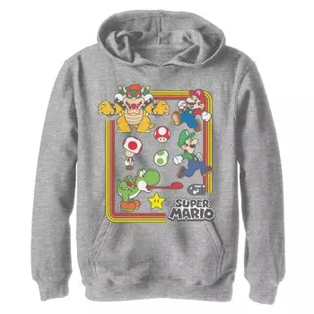 Толстовка с героями Super Mario Bros для мальчиков 8–20 лет Licensed Character