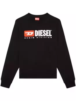 Толстовка S-Ginn-Div с логотипом DIESEL, черный