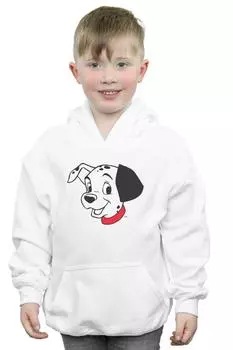 Толстовка с головой 101 далматинца Disney, белый