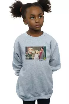 Толстовка с головой индейки Friends, серый