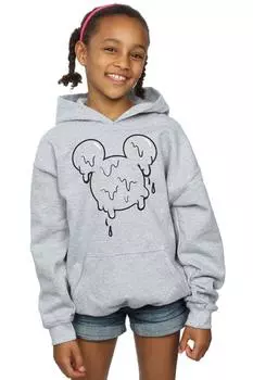 Толстовка с головой Микки Мауса и мороженым Disney, серый