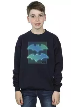 Толстовка с градиентом Batman Grid DC Comics, темно-синий