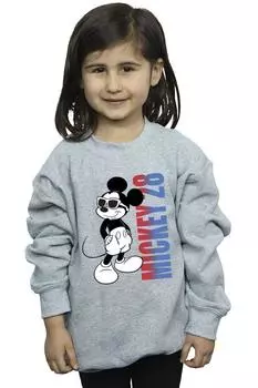 Толстовка с градиентом Микки Мауса Disney, серый