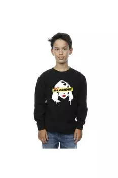 Толстовка с граффити для лица Blondie, черный