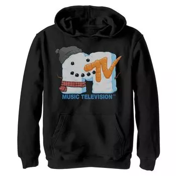 Толстовка с графическим логотипом MTV Happy Snowman для мальчиков 8–20 лет Licensed Character