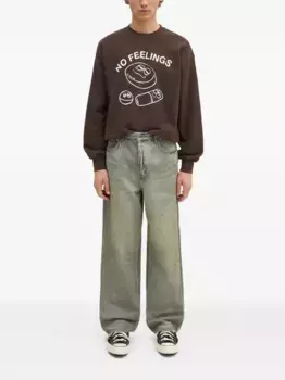 Толстовка с графическим принтом Aries, коричневый