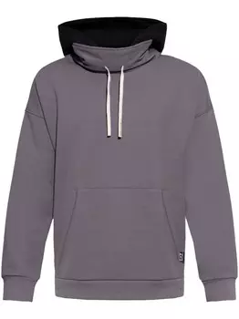 Толстовка с графическим принтом Ea7 Emporio Armani, серый