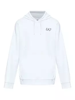 Толстовка с графическим принтом Ea7 Emporio Armani, белый