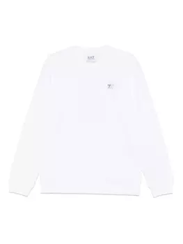 Толстовка с графическим принтом Ea7 Emporio Armani, белый