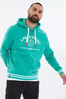 Толстовка с графическим принтом «Ewan» и карманом-кенгуру Threadbare, зеленый