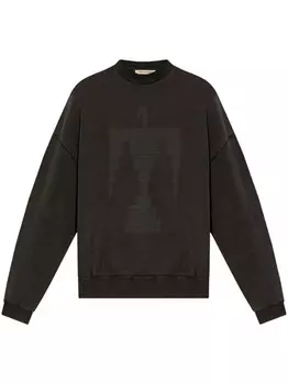 Толстовка с графическим принтом Fear Of God, черный