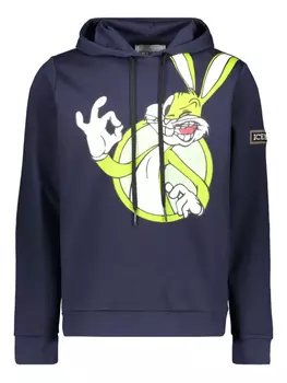 Толстовка с графическим принтом Iceberg, синий