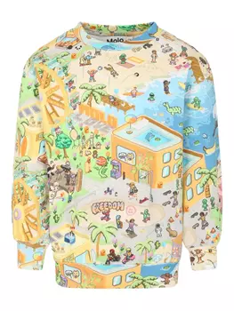 Толстовка с графическим принтом Molo, нейтральный