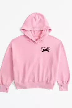 Толстовка с графическим принтом на спине в стиле балета Abercrombie & Fitch, розовый