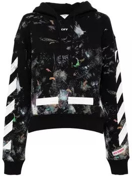 Толстовка с графическим принтом Off-White, черный
