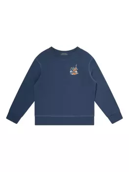 Толстовка с графическим принтом POLO RALPH LAUREN KIDS, синий