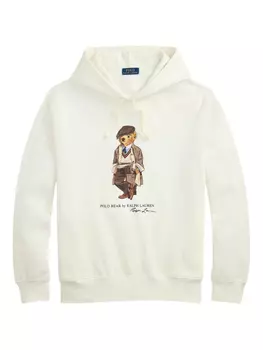 Толстовка с графическим принтом Polo Ralph Lauren, белый