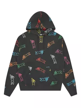 Толстовка с графическим принтом Running Dog ICECREAM, черный