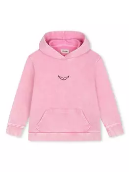 Толстовка с графическим принтом Zadig & Voltaire Kids, розовый