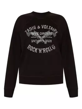 Толстовка с графическим принтом Zadig&Voltaire, коричневый