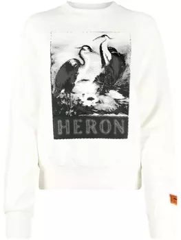 Толстовка с графичным логотипом Heron Preston, белый