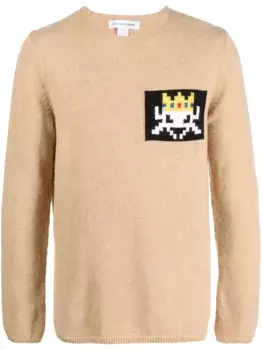 Толстовка с графичным принтом Comme Des Garons Shirt, нейтральный