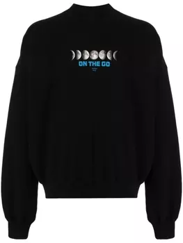 Толстовка с графичным принтом Off-White, черный