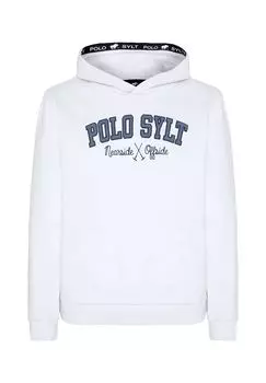 Толстовка с характерной для этикетки надписью POLO SYLT, цвет 11-0601 Bright White
