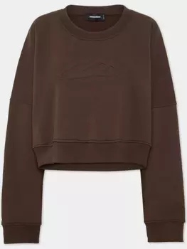 Толстовка с иконой DSQUARED2, коричневый