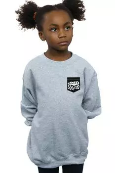 Толстовка с искусственным карманом Scooby Doo, серый