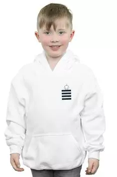 Толстовка с искусственным карманом в полоску Tweety Pie Looney Tunes, белый