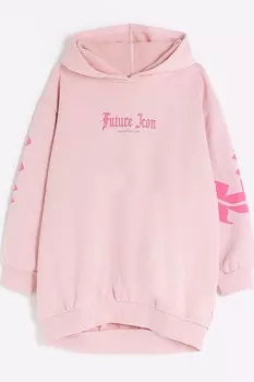 Толстовка с изображением будущего для девочек River Island, розовый
