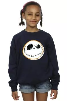 Толстовка с изображением Джека «Кошмар перед Рождеством» Disney, темно-синий