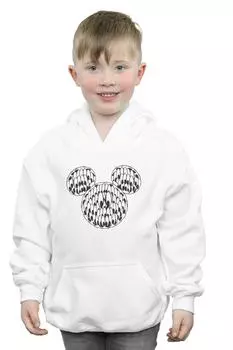 Толстовка с изображением головы Микки Мауса Disney, белый